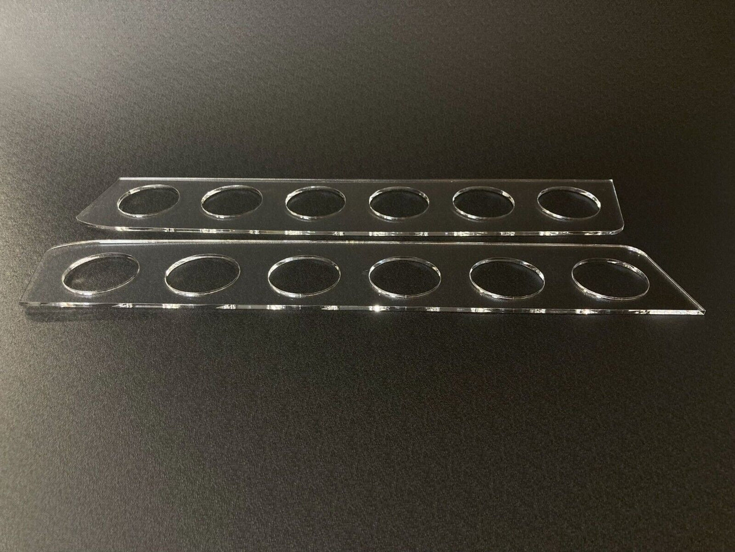 Clear Rear Window Vent Set Rally Drift Stance Visor Set (Fits BMW E46 Touring Wagon)
