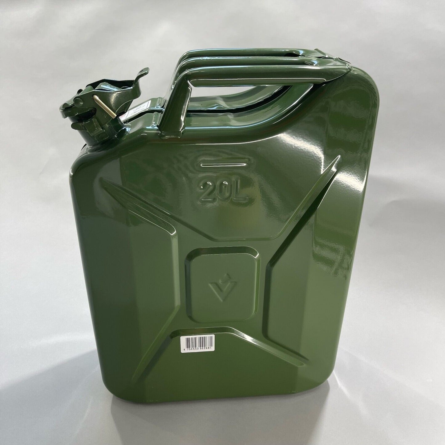 Green Valpro European 2023 Steel Jerry Can 20L / 5.25 gal. GJC20R