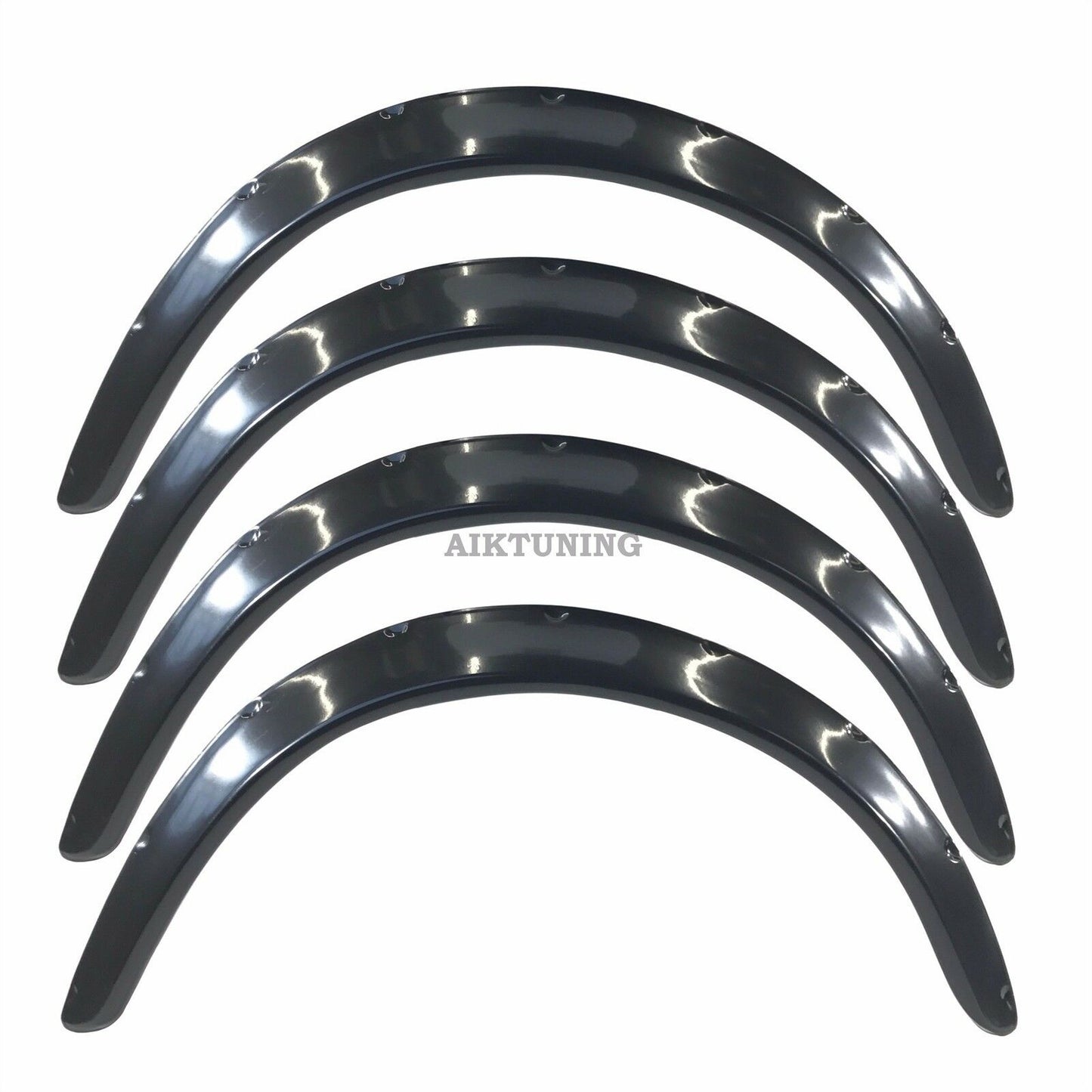 50mm Wide Universal Fender Flares Wheel Arch Extension Arches Trims JDM Set S3G