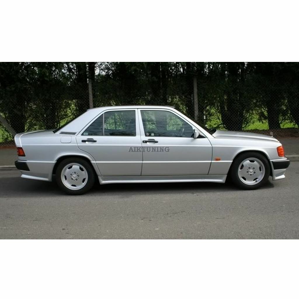 Side Skirts Aprons Trims Addon Set Panels (Fits Mercedes Benz W201 190 AMG)