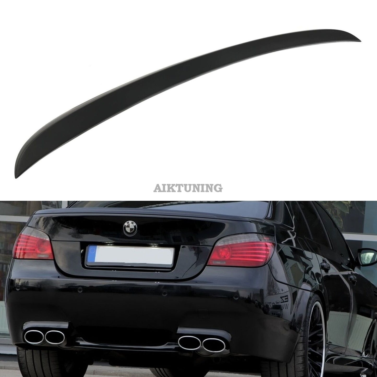 Rear Boot Trunk Ducktail Spoiler Wing Lid Lip (Fits BMW E60 Sedan And M5)