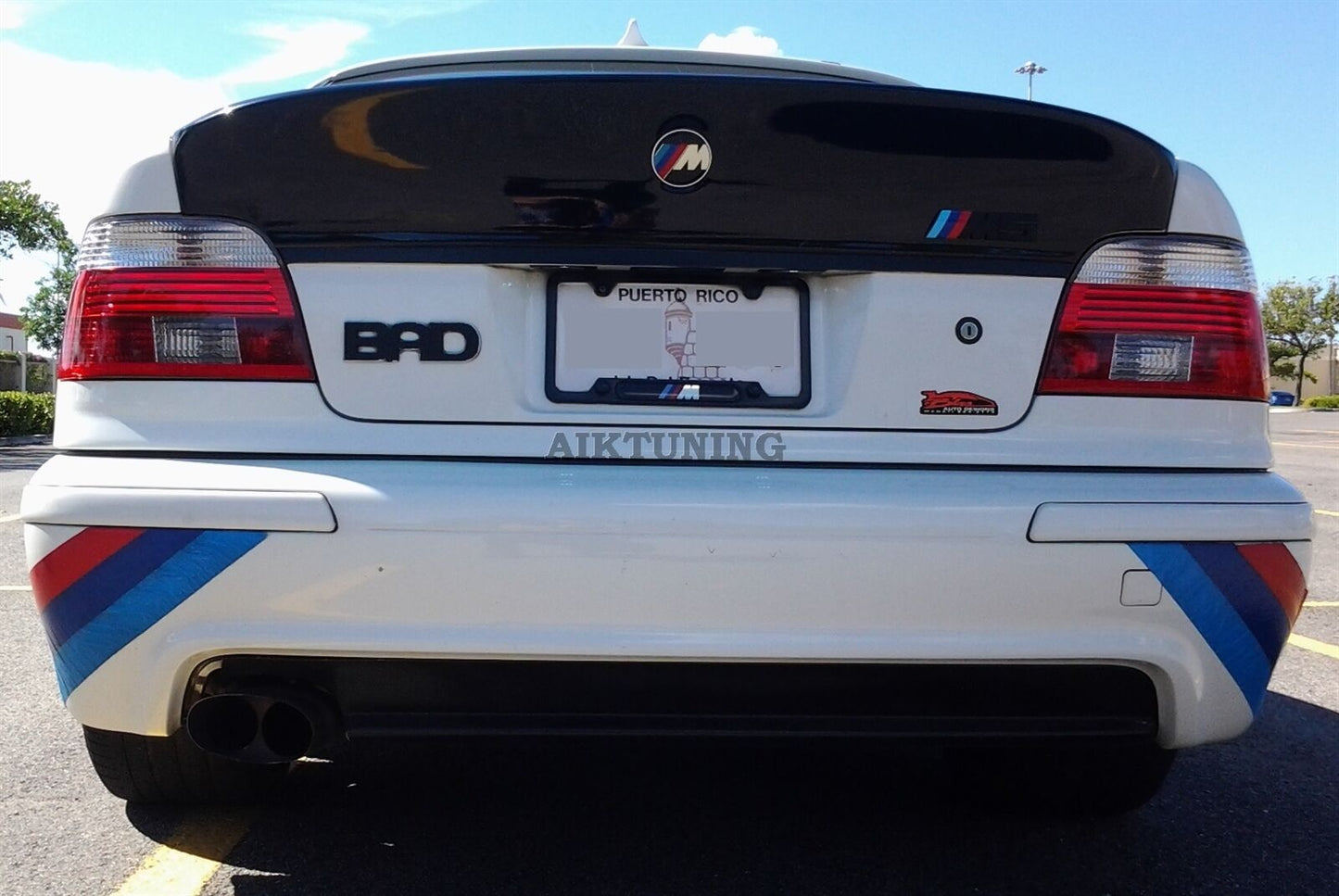 Rear JDM Boot Trunk Ducktail Spoiler Wing Lid Lip (Fits BMW E39 Sedan And CSL)