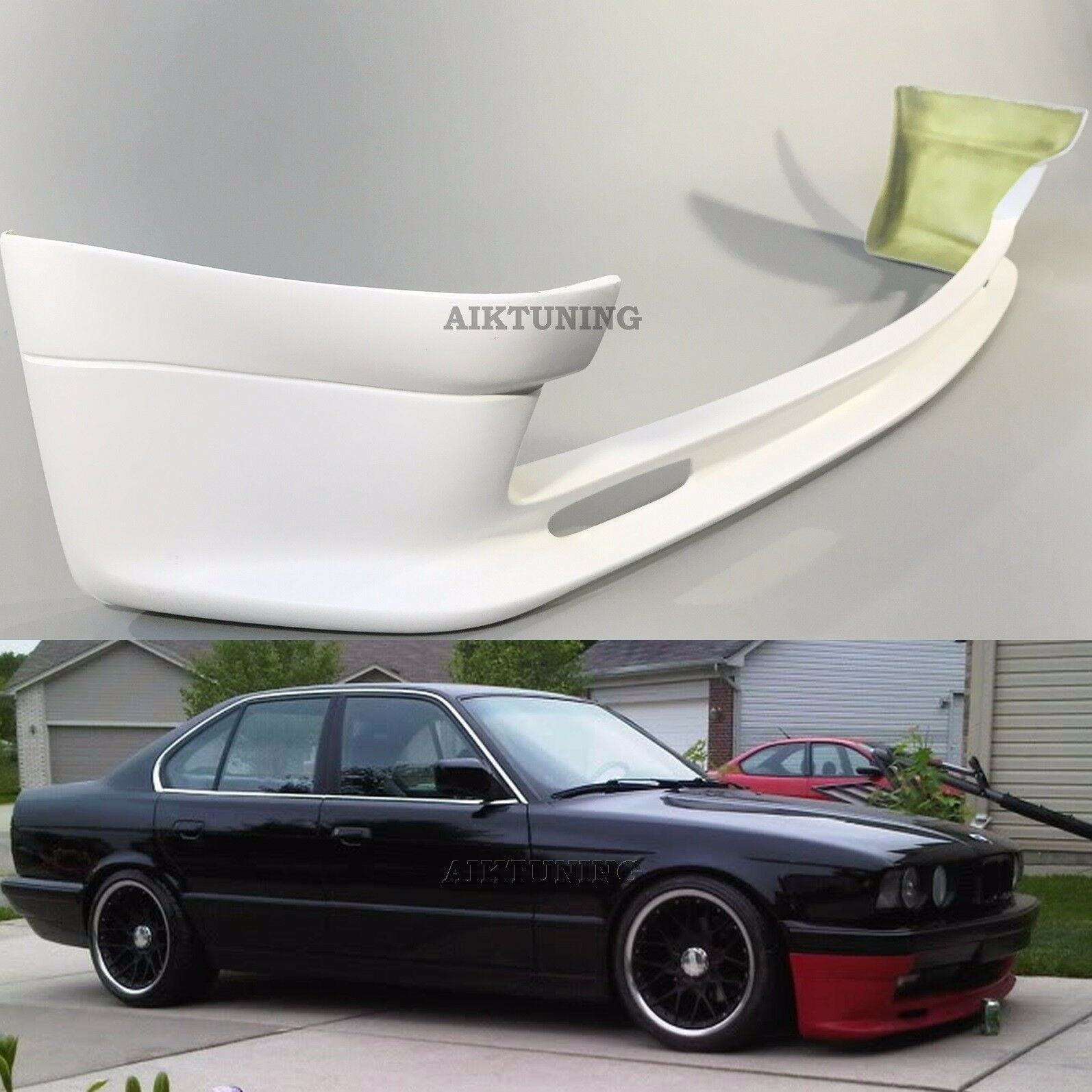 Front Bumper Spoiler Add On Valance Kit With Lip (Fits Mitsubishi Evolution 3 Front Bumper Spoiler Add On Valance Kit With Lip (Fits Mitsubishi Evolution 3