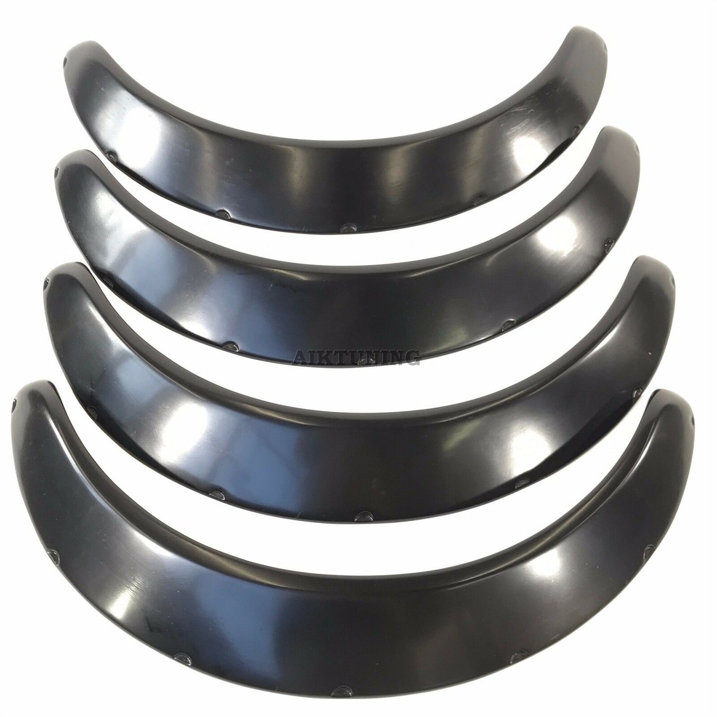 60mm Wide Universal Fender Flares Wheel Arch Extension Arches Trims JDM Set GS