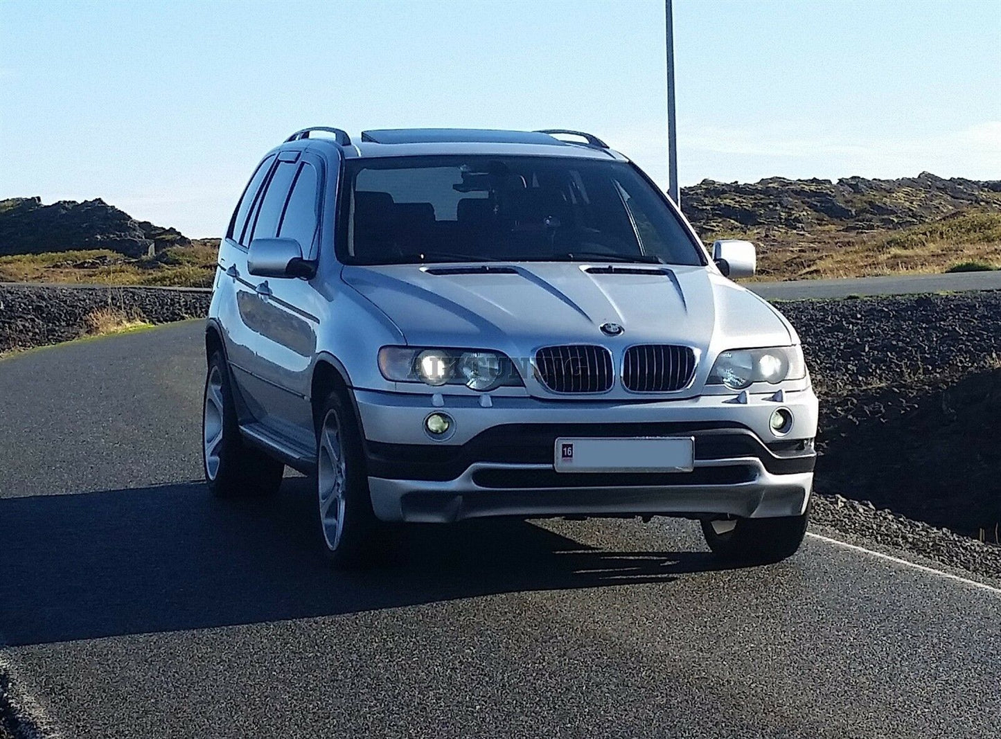 Front Bumper Spoiler Tuning Lip Addon Valance (Fits BMW E53 X5 2000-2006)