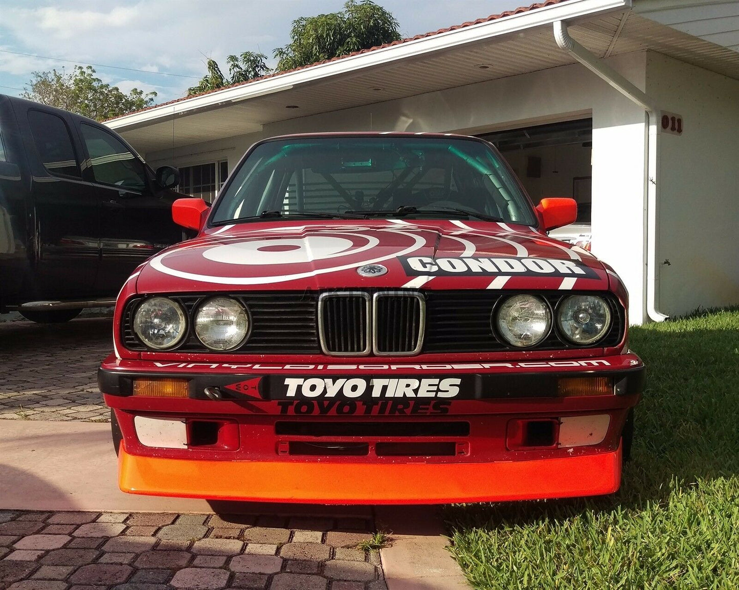 Front Bumper Spoiler Apron Addon Splitter Valance Lip (Fits BMW E30 EVO)