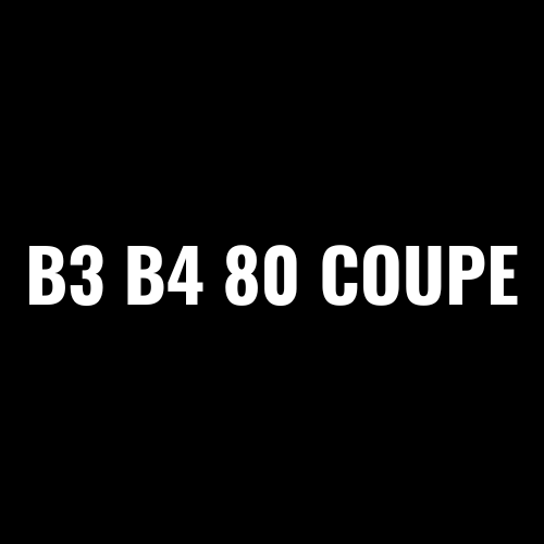B3, B4, 80, COUPE