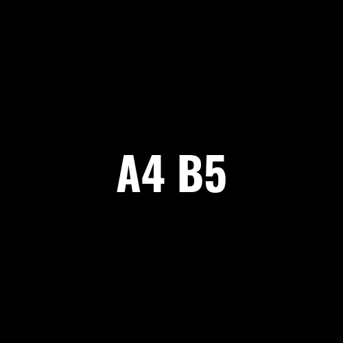A4 B5