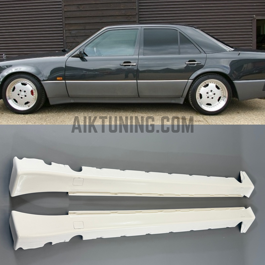 Wide Side Skirts Valance Panels Set (Fits Merc Benz W124 Sedan and Wagon E500)