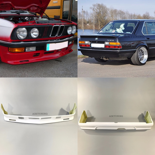 Front and Rear Bumper Spoiler Tuning Apron Valance Lip (Fits BMW E28 Pfeba Alpina)