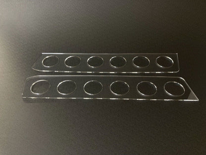 Clear Rear Window Vent Set Rally Drift Stance Visor Set (Fits BMW E90 Sedan)