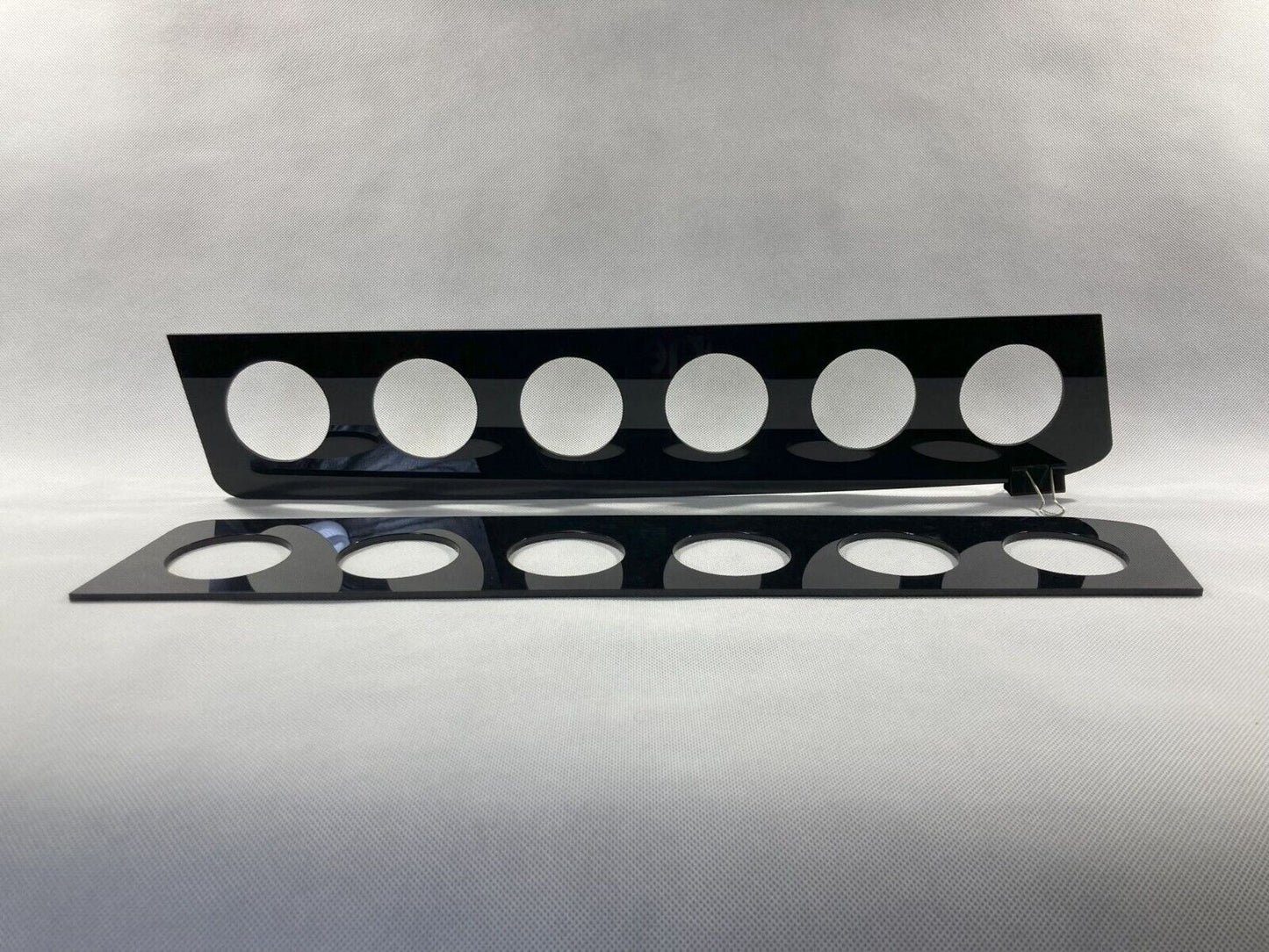 Black Glossy Rear Window Vent Set Rally Drift Stance Visor Set (Fits BMW E91 Touring Wagon)