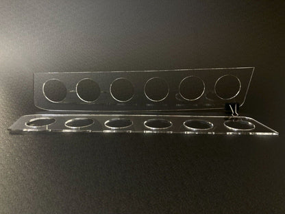 Clear Rear Window Vent Set Rally Drift Stance Visor Set (Fits BMW E90 Sedan)
