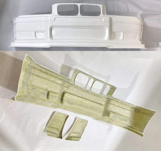 Front Performance Bumper Spoiler With Lip And Spats (Fits Any BMW E36)