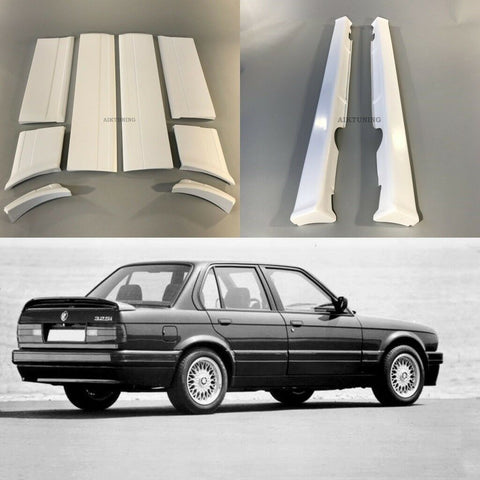 Door Panel Side Skirt Panel Addon Pod Set (Fits BMW E30 Sedan Wagon Mtech 2)