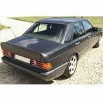 Rear Trunk Spoiler 3 Piece Wing Lid Ducktail (Fits Mercedes Benz W201 190 AMG)