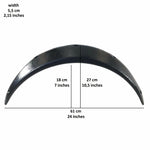 55mm Wide Universal Fender Flares Wheel Arch Extension Arches Trims JDM Set GRS