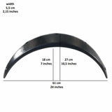 55mm Wide Universal Fender Flares Wheel Arch Extension Arches Trims JDM Set GRS