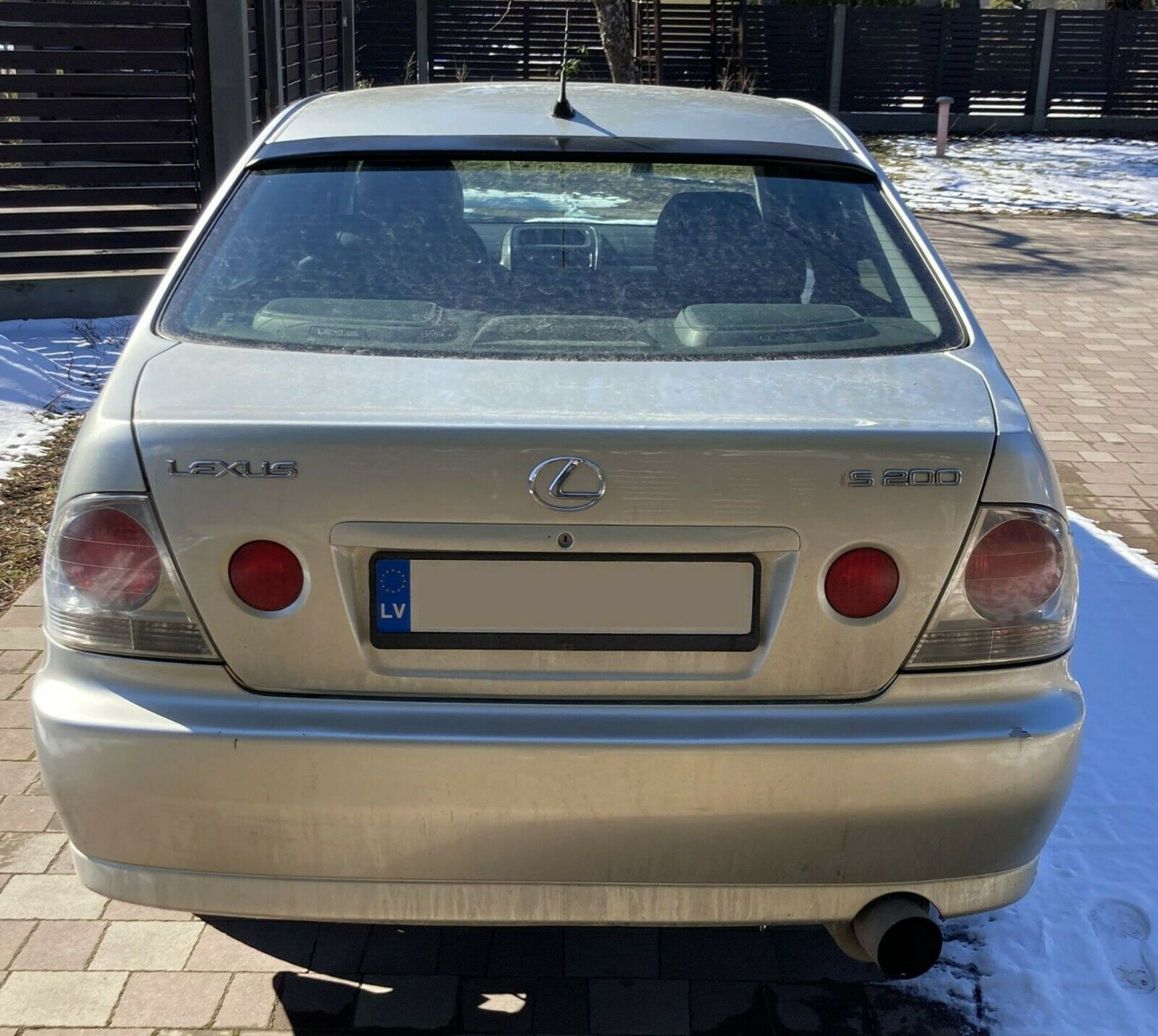 Rear Window Sun Guard Spoiler Roof Visor Lip (Fits Lexus IS200 IS300 1999-2005)