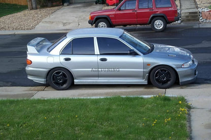 Side Skirts Set Apron Valance Addons (Fits Mitsubishi EVO 3 Evolution III)