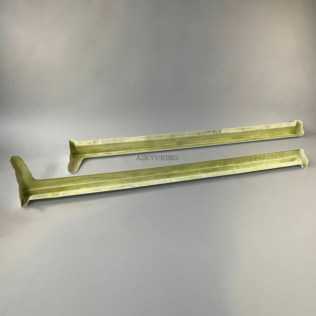 Side Skirts Set Apron Valance Addons (Fits Mitsubishi EVO 3 Evolution III)