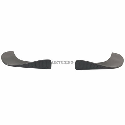 Universal Bumper Front Or Rear Addons Splitter Set Caps Aprons For Any Bumper