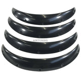 65mm Wide Universal Fender Flares Wheel Arch Extension Arches Trims JDM Set RUSS