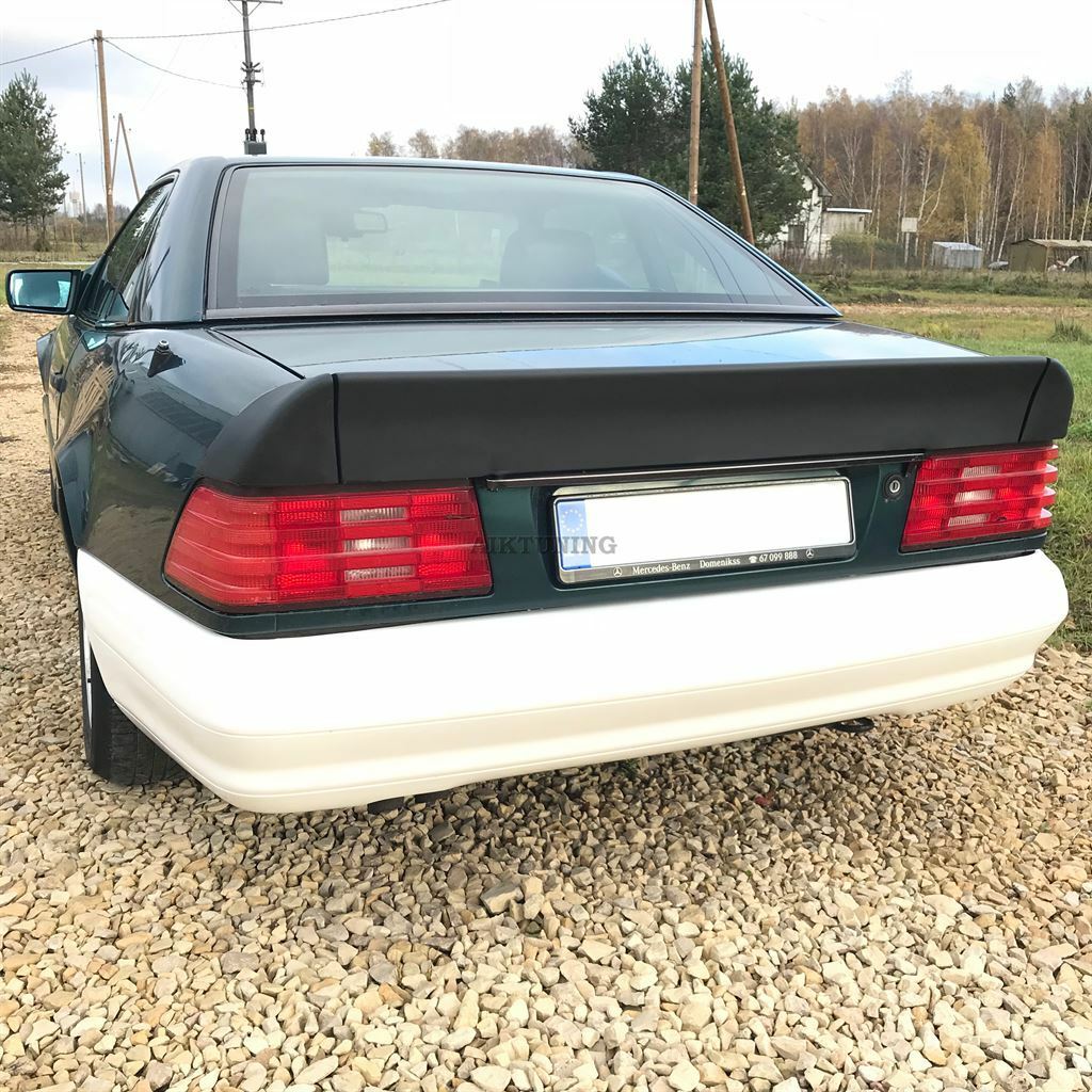 Rear Trunk Spoiler 3 Piece Wing Lid Ducktail (Fits Mercedes Benz R129 SL AMG)