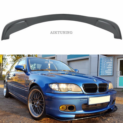 HM Front Splitter Addon Valance Lip Spoiler (Fits BMW E46 M Sport Bumper)