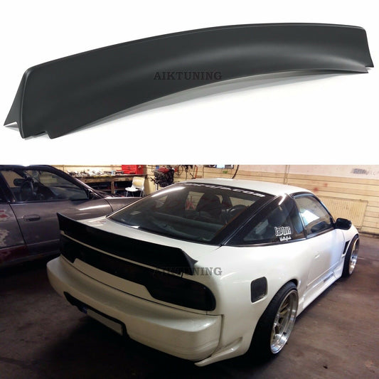 Rear JDM Boot Trunk Ducktail Spoiler Wing Lip (Fits Nissan S13 200SX Hatchback)