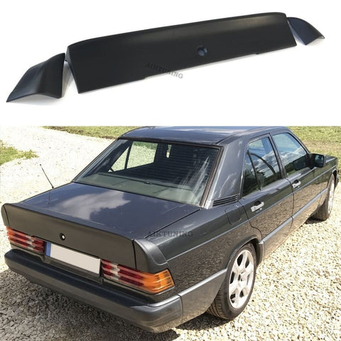 Rear Trunk Spoiler 3 Piece Wing Lid Ducktail (Fits Mercedes Benz W201 190 AMG)