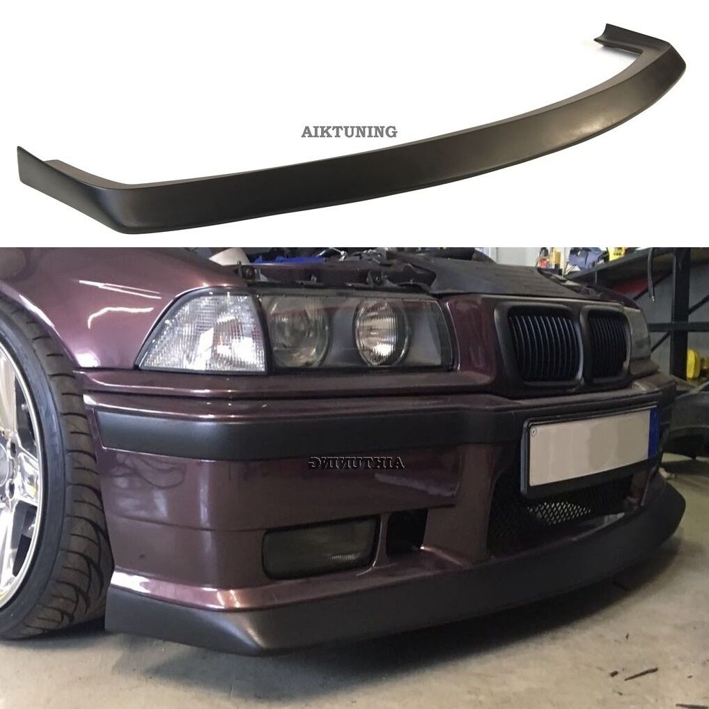 Front Bumper Spoiler Drift Apron Splitter Valance Lip (Fits BMW E36 M3 Bumper)