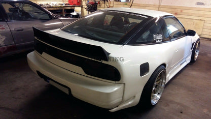 Rear JDM Boot Trunk Ducktail Spoiler Wing Lip (Fits Nissan S13 200SX Hatchback)