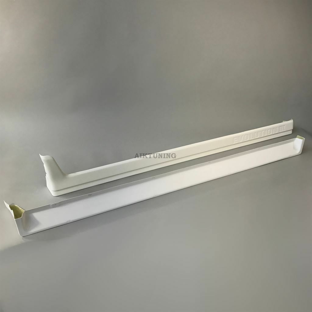 Side Skirts Set Apron Valance Addons (Fits Mitsubishi EVO 3 Evolution III)