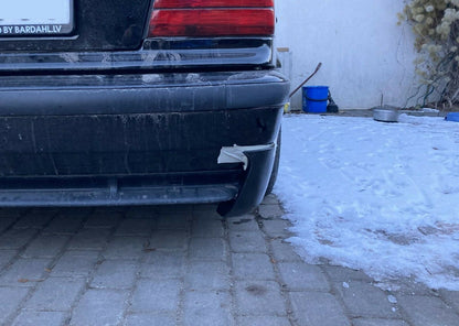 Rear Bumper Spats Splitter Spoiler Apron Set (Fits BMW E36 M3 Bumper)