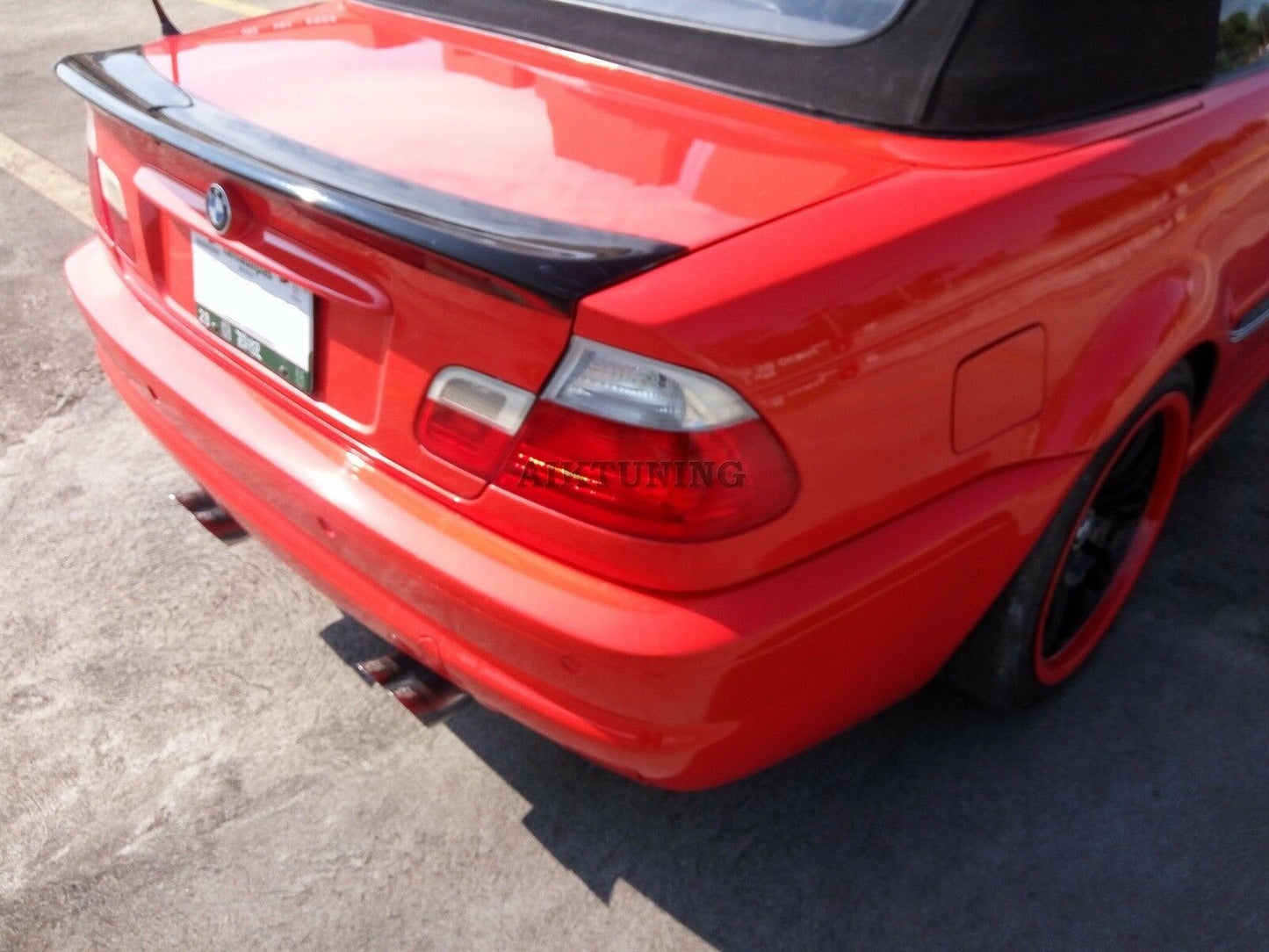 Rear JDM Boot Trunk Ducktail Spoiler Wing Lid Lip (Fits BMW E46 Cabrio, Convert)