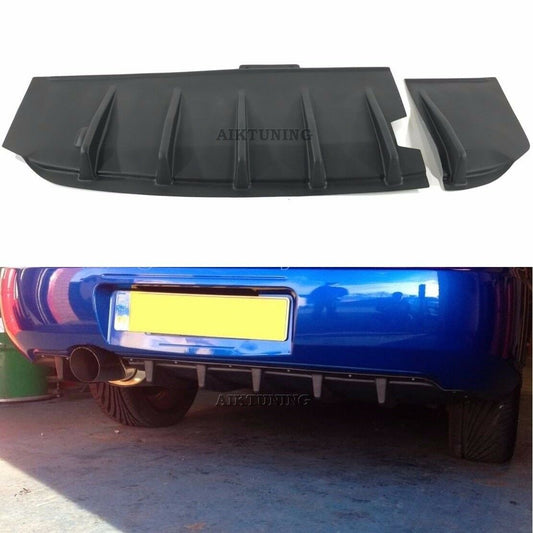 Rear Bumper Diffuser Spoiler Cover Skirt (Fits Subaru Impreza WRX STI 2003-2007)