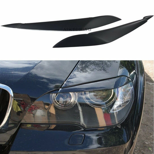 Eyebrow Set Lamp Spoiler Kit Eye Lid Spoilers (Fits BMW X5 E70)