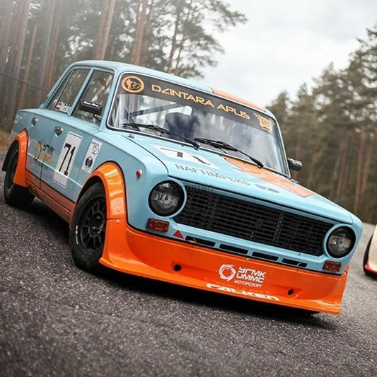 Rally Rallycross Bodykit Front Lip, Spoiler, Fenders (Fits VAZ LADA 2101 VFTS)