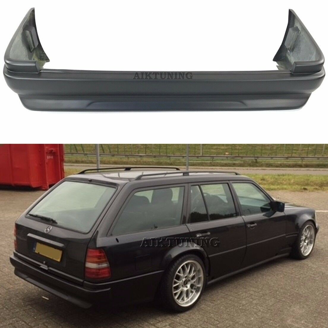 Rear Gen 3 Bumper Spoiler Valance (Fits Mercedes Benz W124 Touring Wag ...