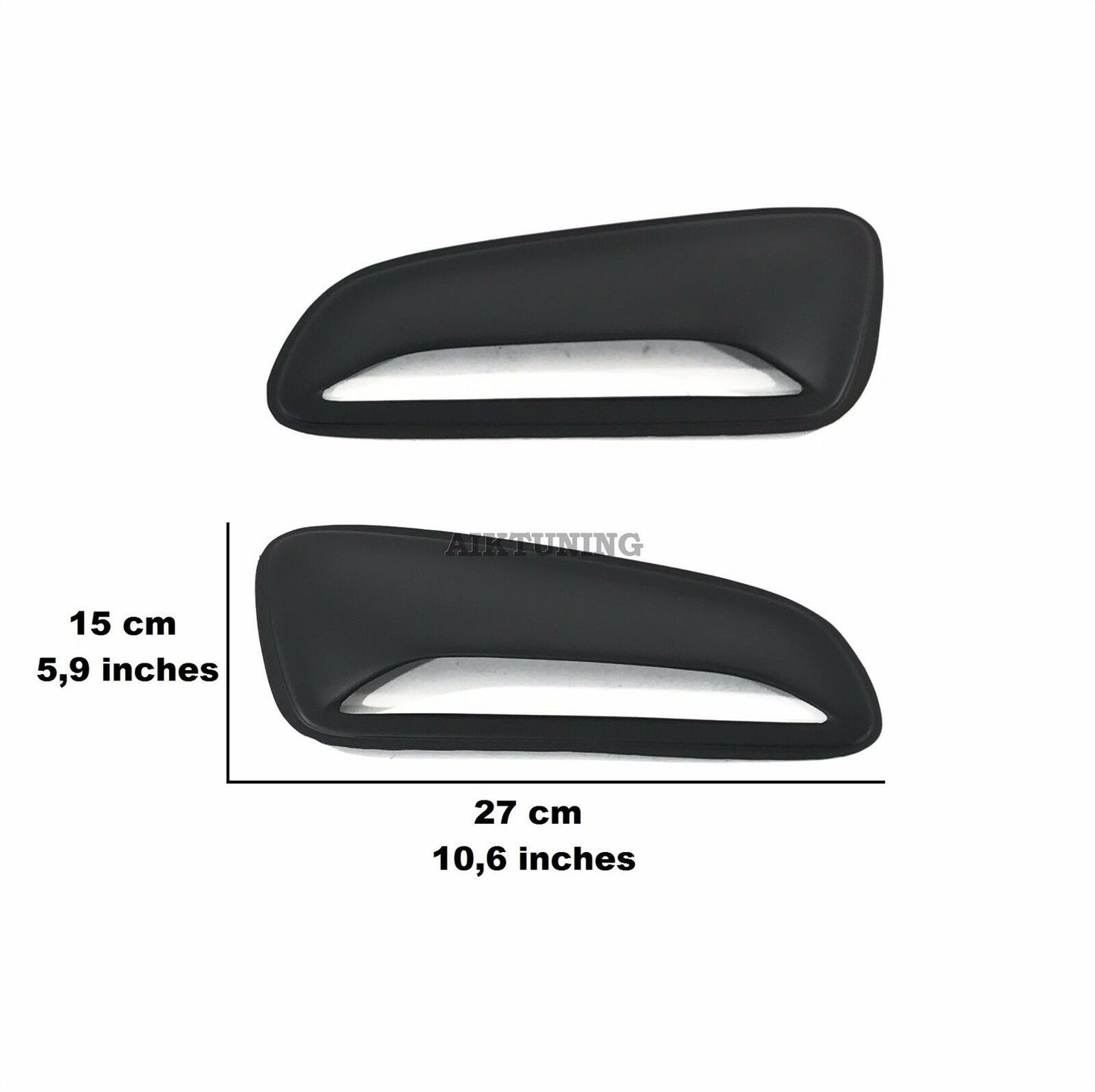 Universal Air Intake Scoop Airscoop Cover Ventilation Filter Turbo Vent Set Nr5