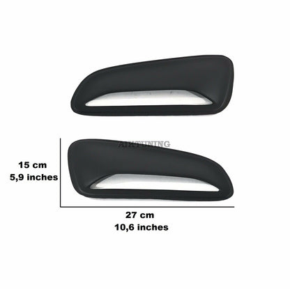 Universal Air Intake Scoop Airscoop Cover Ventilation Filter Turbo Vent Set Nr5