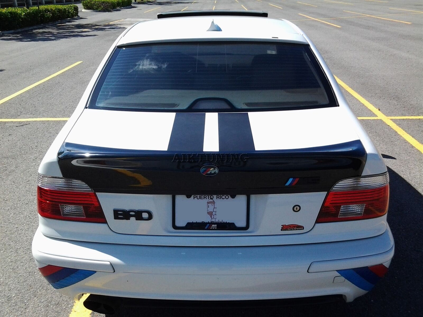 Rear JDM Boot Trunk Ducktail Spoiler Wing Lid Lip (Fits BMW E39 Sedan And CSL)