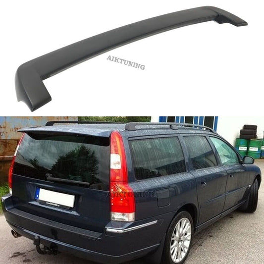 2000-2007 Wagon Rear Tailgate Trunk Spoiler With No Brake Light (Fits VOLVO V70)