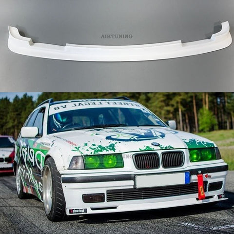 Front Spoiler Bumper Apron Splitter Valance Lip (Fits BMW E36 Standard Bumper)