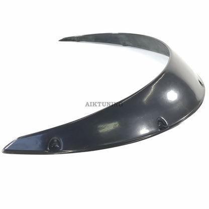 100mm Wide Universal Fender Flares Wheel Arch Extension Arches Trims JDM Set RUM