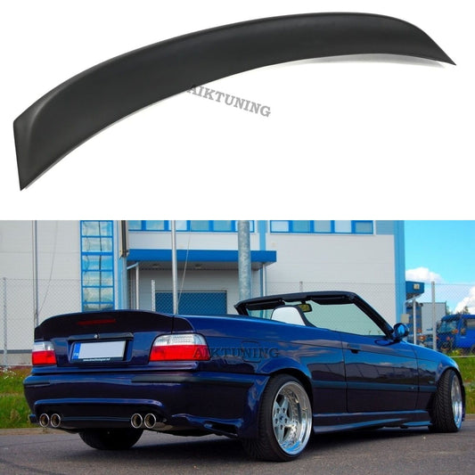 Rear JDM Boot Trunk Ducktail Spoiler Wing Lid Lip (Fits BMW E36 Cabrio, Convert)