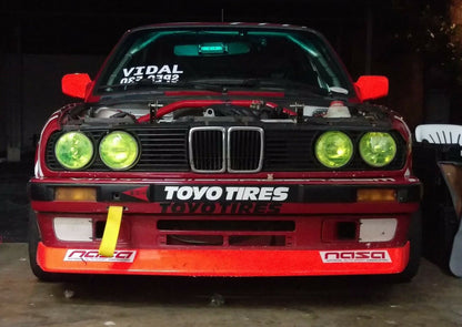 Front Bumper Spoiler Apron Addon Splitter Valance Lip (Fits BMW E30 EVO)