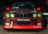 Front Bumper Spoiler Apron Addon Splitter Valance Lip (Fits BMW E30 EVO)