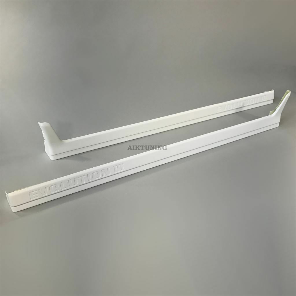 Side Skirts Set Apron Valance Addons (Fits Mitsubishi EVO 3 Evolution III)